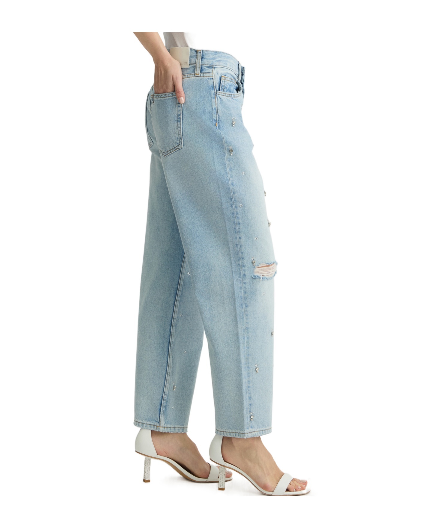 Liu •jo Liu Jo Light Blue Relaxed-fit Liu Jo Jeans