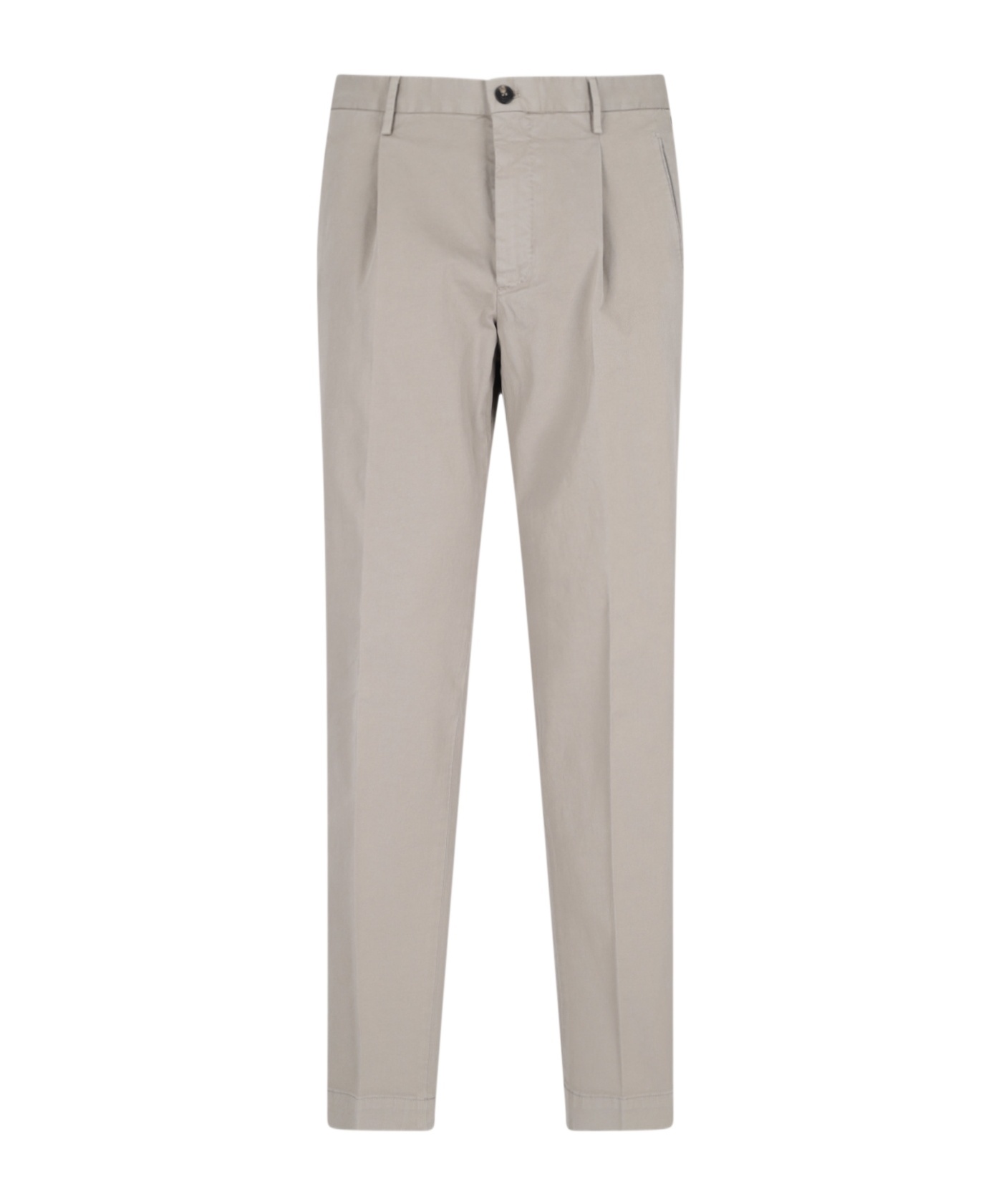 Incotex Classic Pants In Nude