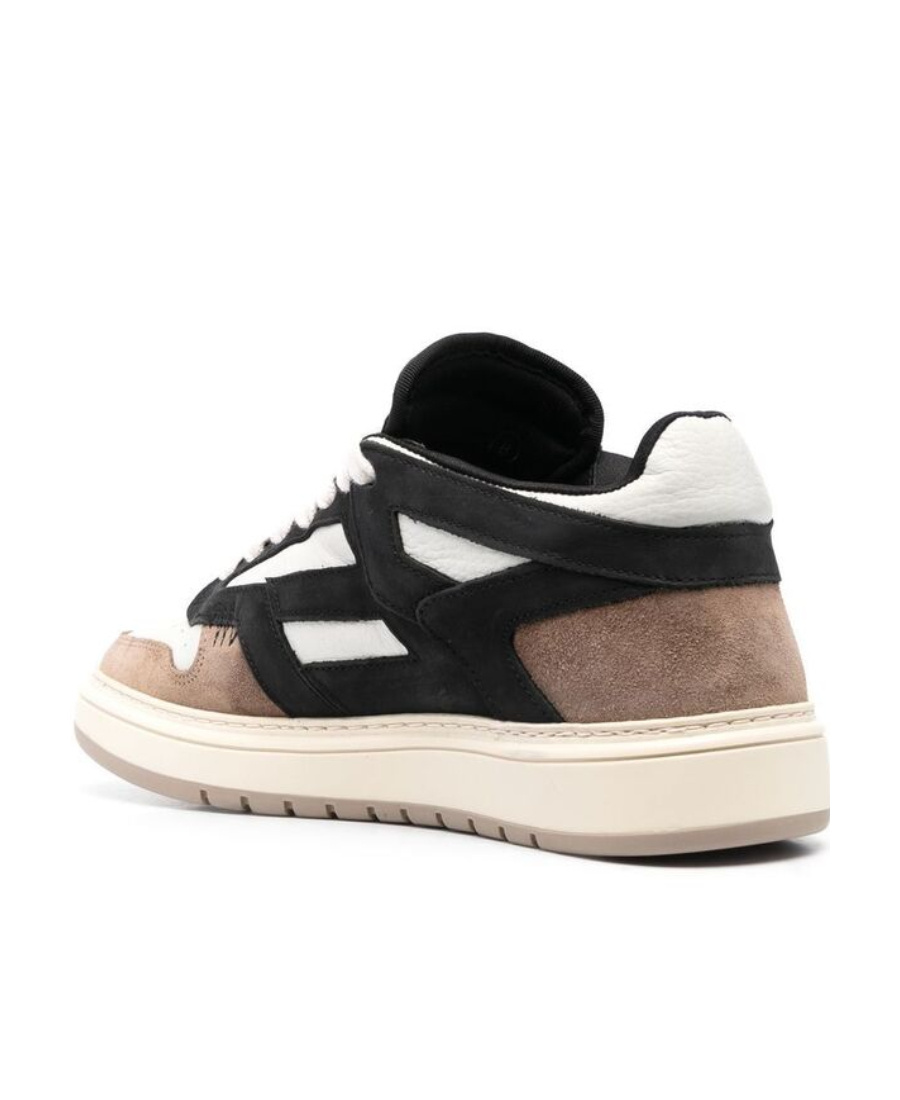 Represent Man Sneakers Khaki Size 7 Soft Leather In White
