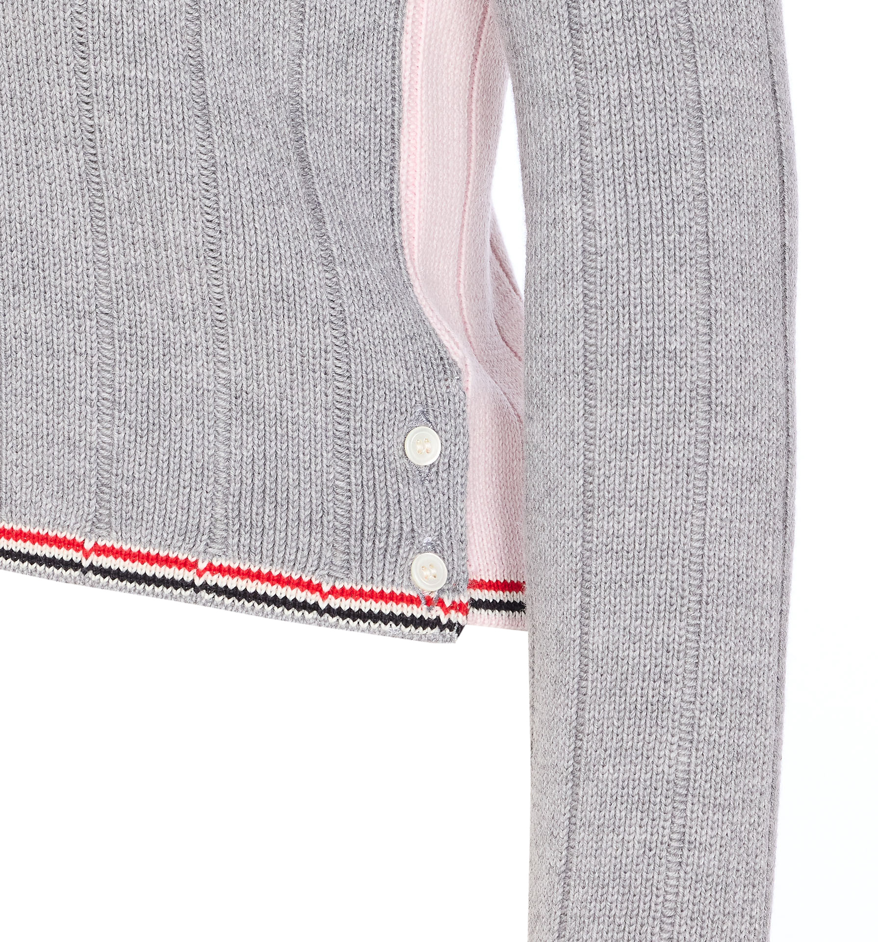 Thom Browne Virgin Wool Sweater In Gray