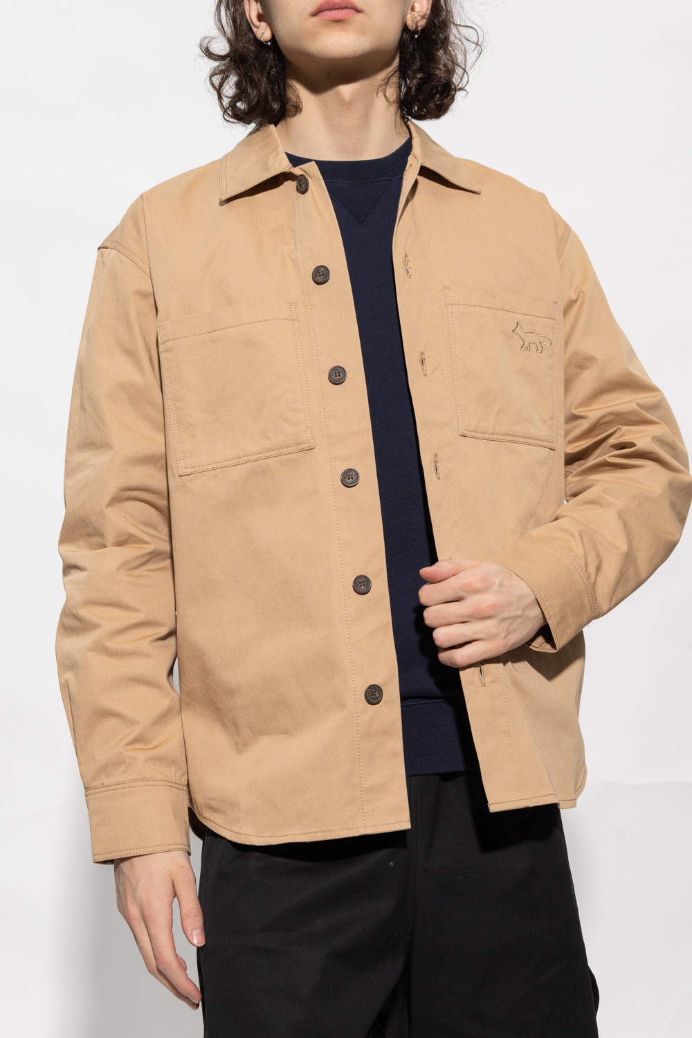 MAISON KITSUNÉ BUTTON-UP SHIRT JACKET 