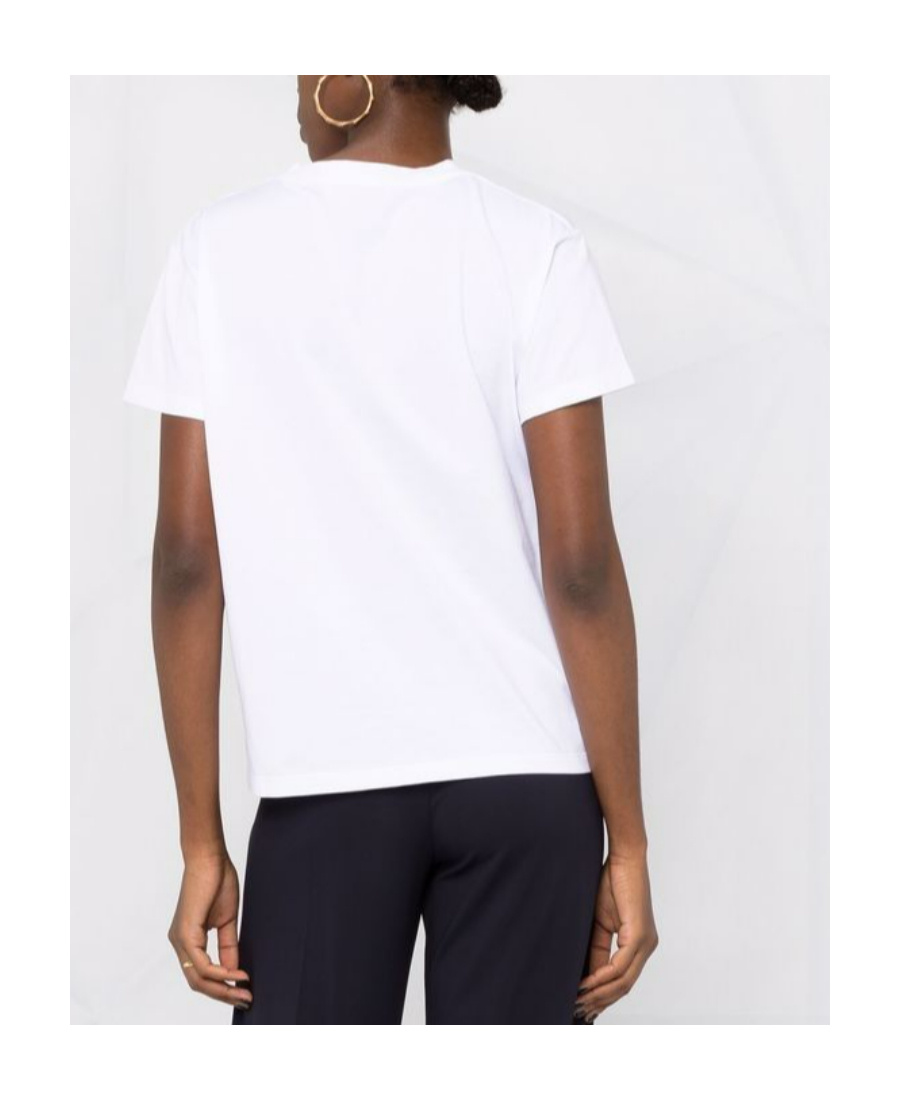 Fabiana Filippi Short-sleeved Crewneck T-shirt In White