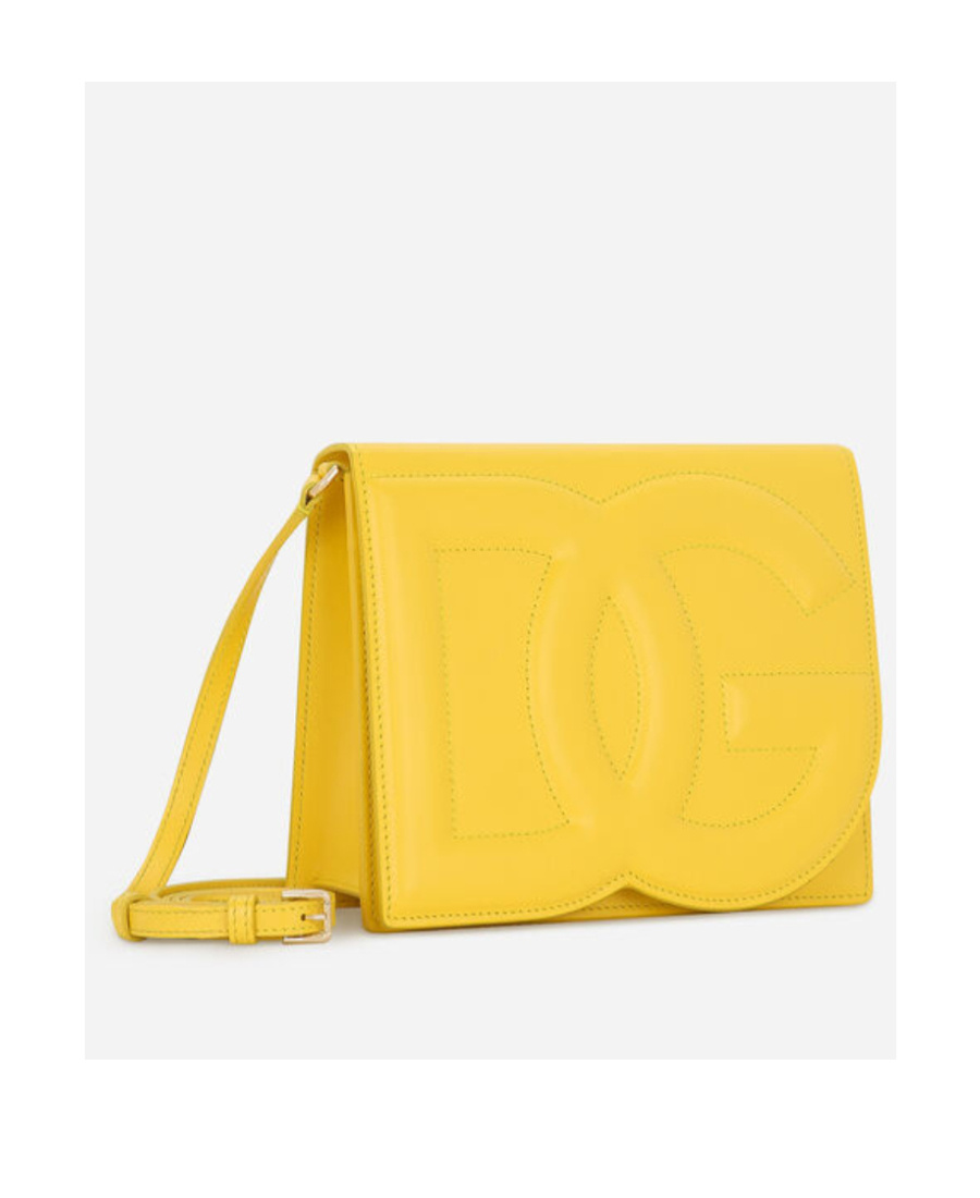 Dolce & Gabbana Dg Logo Crossbody Bag In Yellow