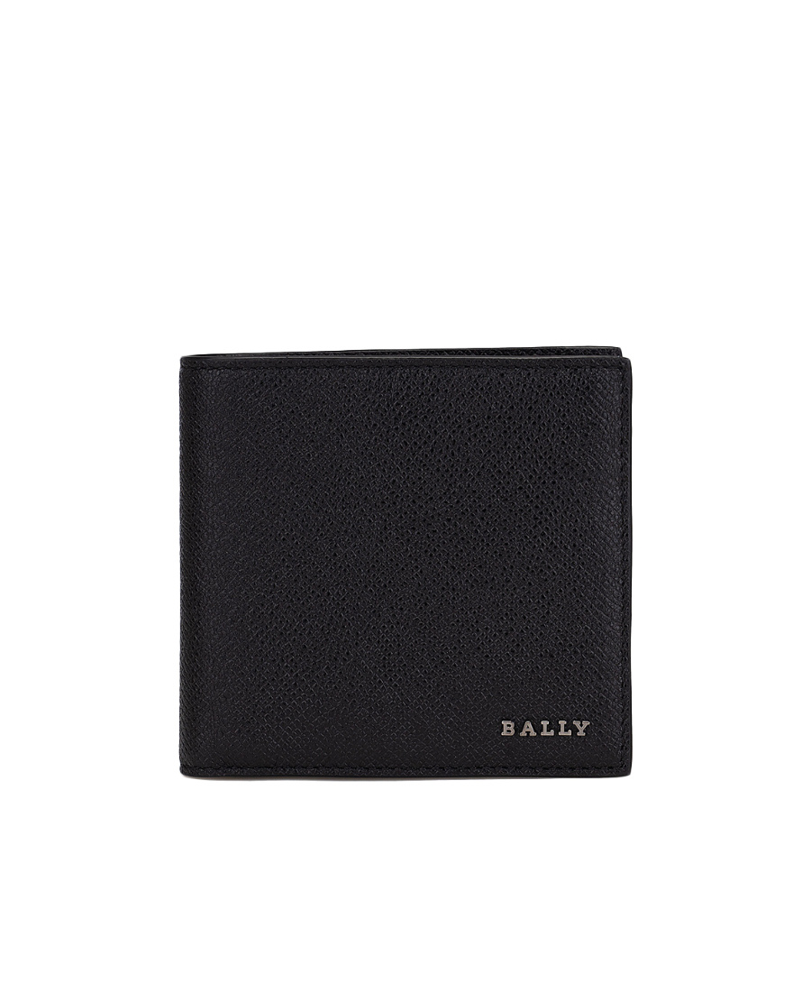 Bally Logo Wallet Belt Set In Black