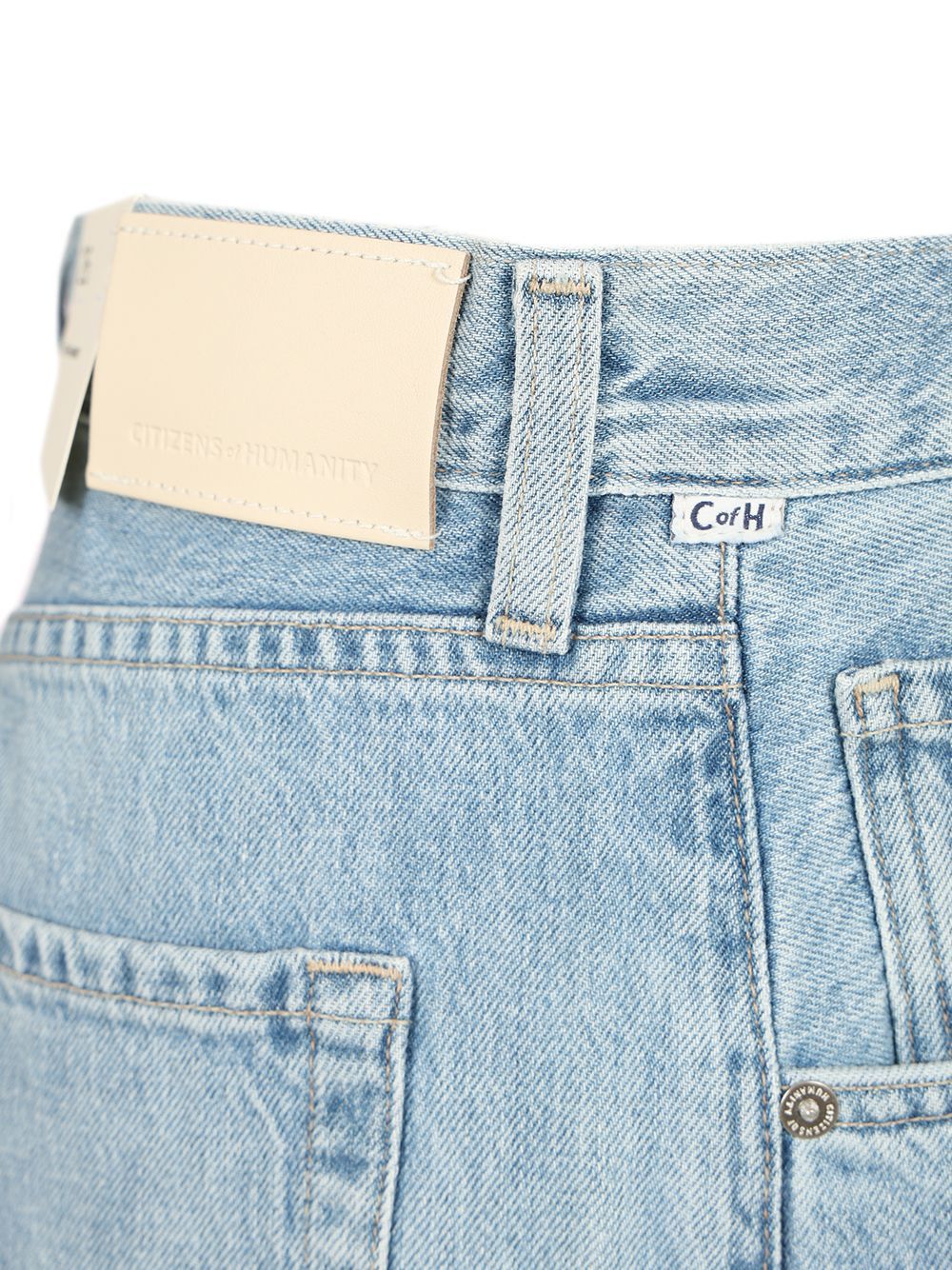 Citizens Of Humanity Drawstring-waist Cotton Jeans In Blue