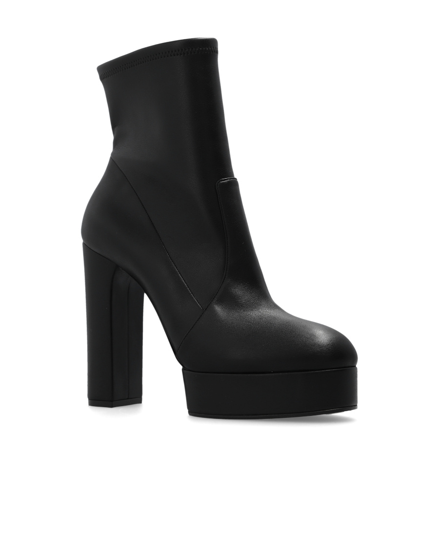Casadei Patty Platform Boots In Black