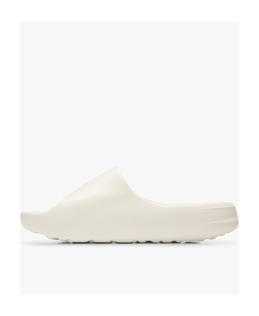 Represent Logo-embossed Ridged Slides In White