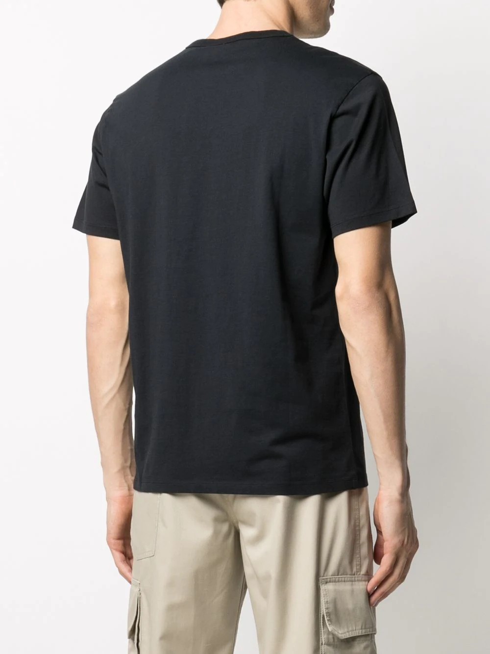 Maison Kitsuné Logo Print T-shirt In Black