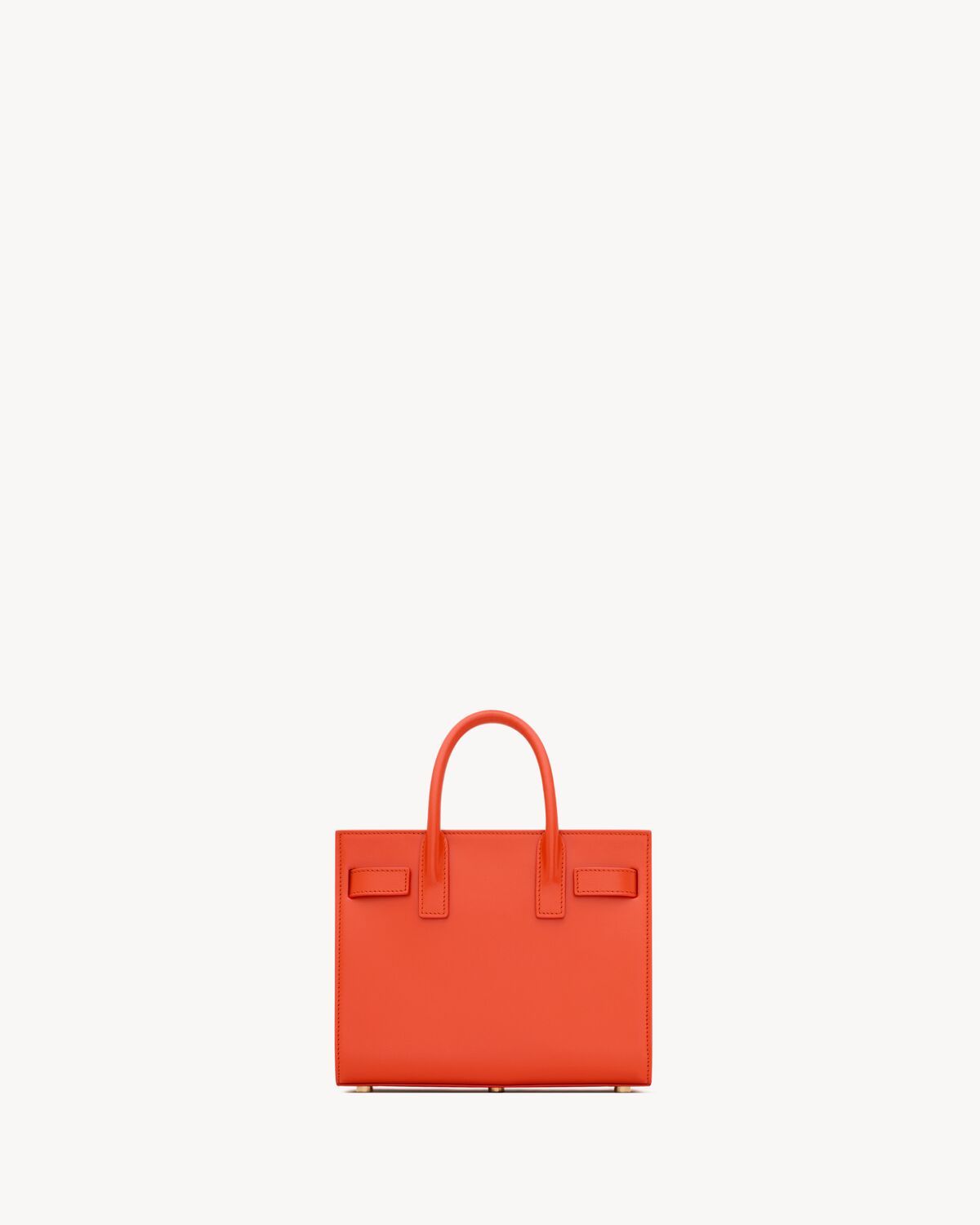 Saint Laurent Sac De Jour In Smooth Leather - Nano In Orange