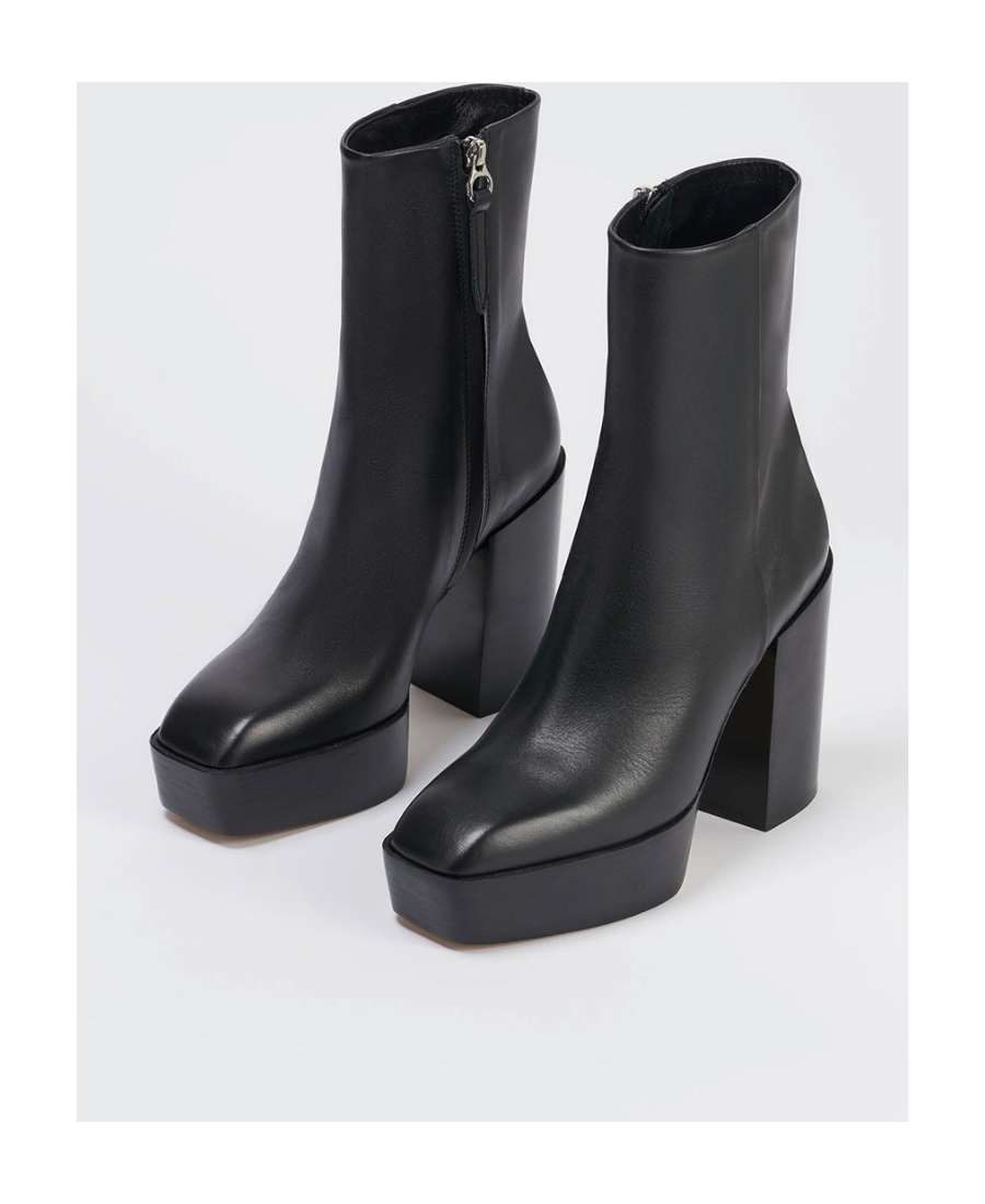 AEYDE BERLIN 110MM LEATHER ANKLE BOOT