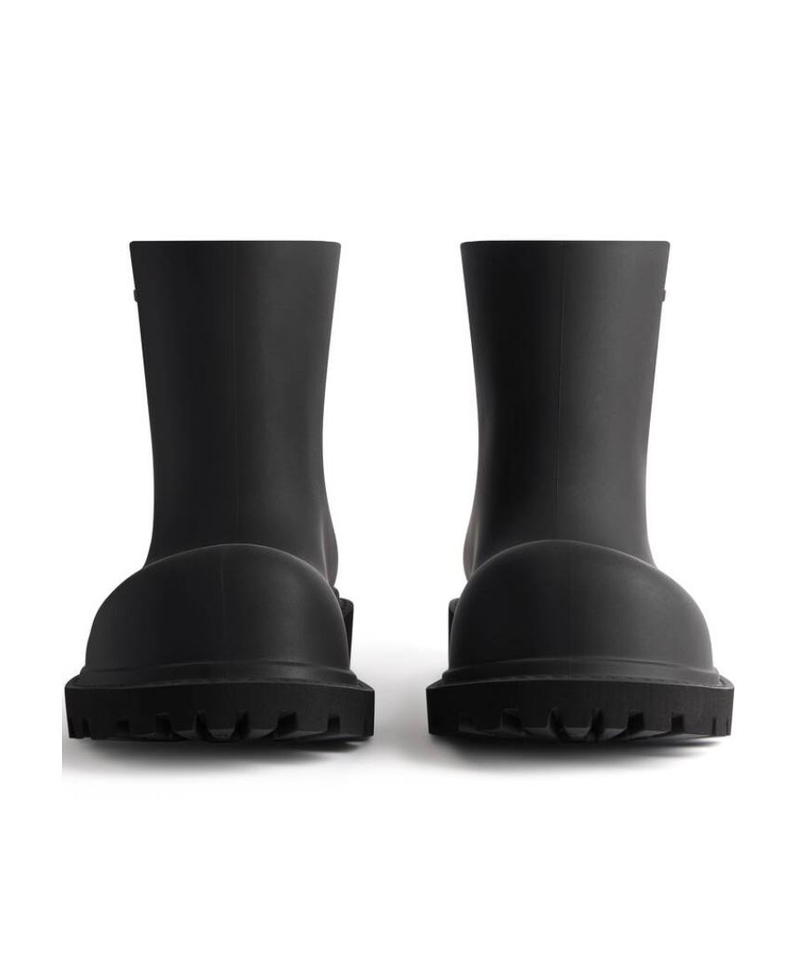 Balenciaga Woman Black Eva Steroid Ankle Boots In Black
