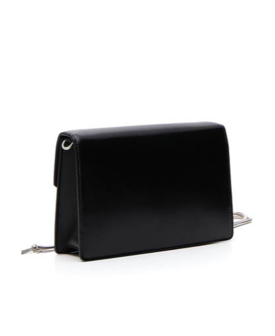 Prada Black One Shoulder Woc In Black