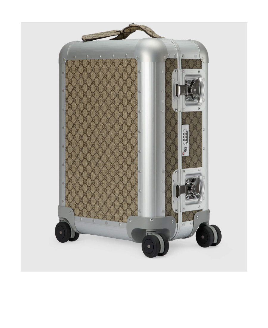Gucci Porter Cabin Plus Trolley In Gray
