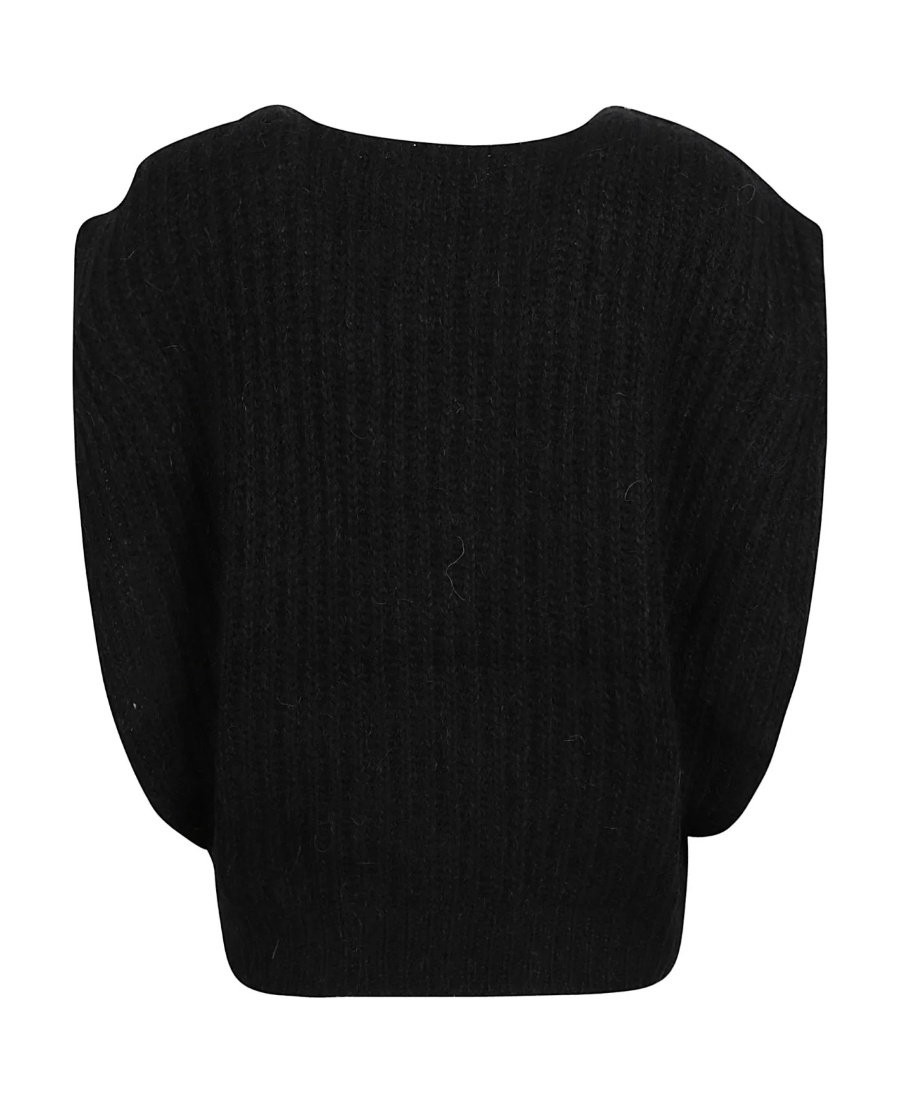 Fabiana Filippi Lurex Sweater In Black