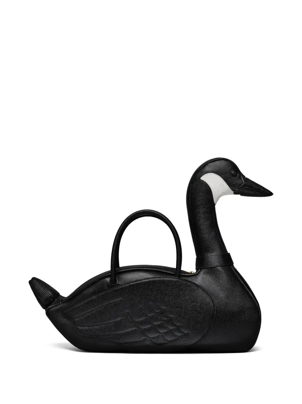 Thom Browne Goose-motif Tote Bag In Black