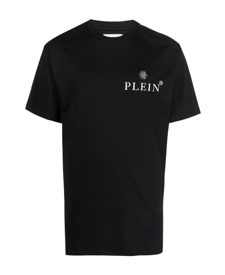 Philipp Plein Ss Iconic Plein Round-neck T-shirt In Black