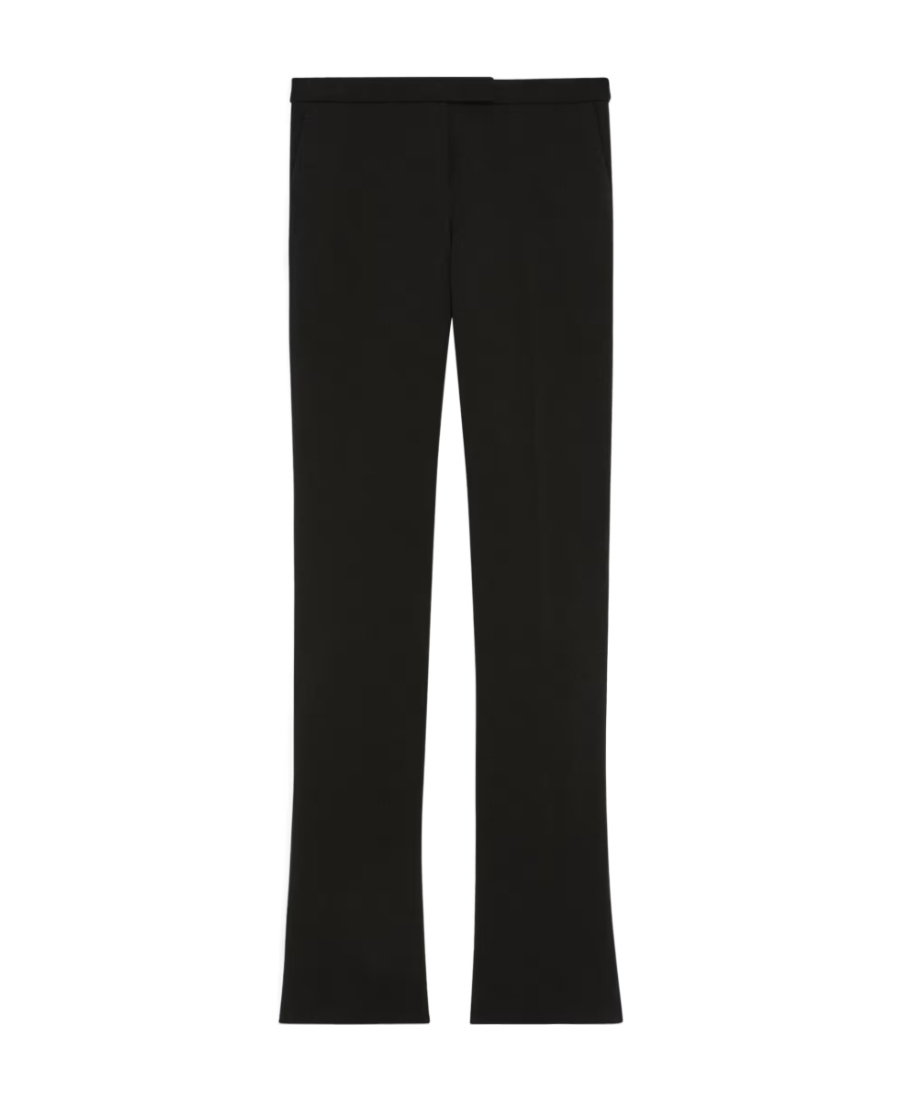 Theory Low-rise Slim-cut Trousers In White