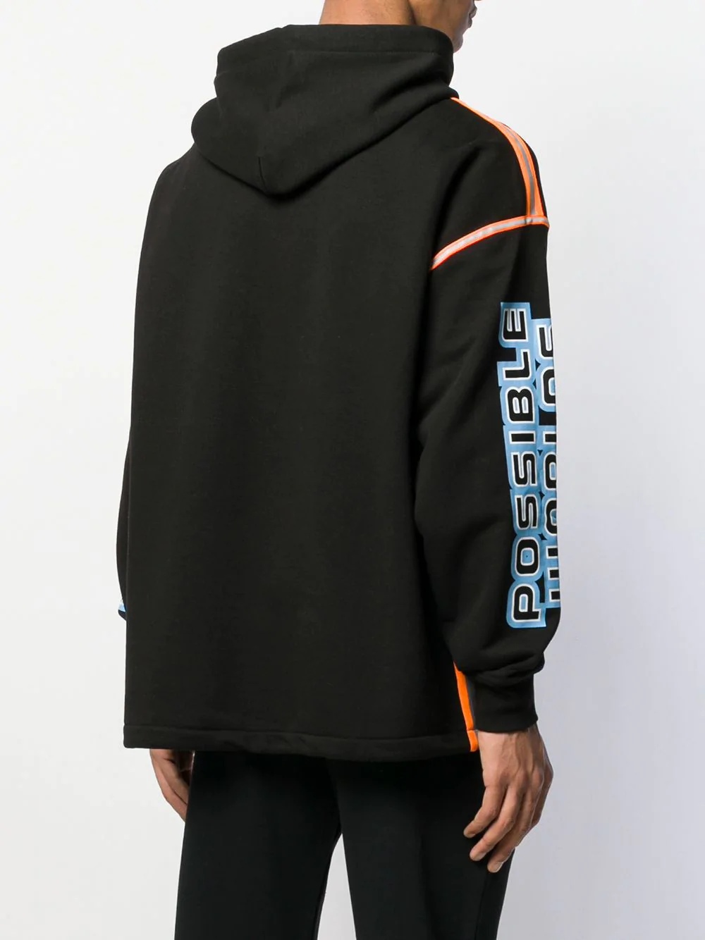Mcq By Alexander Mcqueen Logo Logo Hooded Sweater In Black