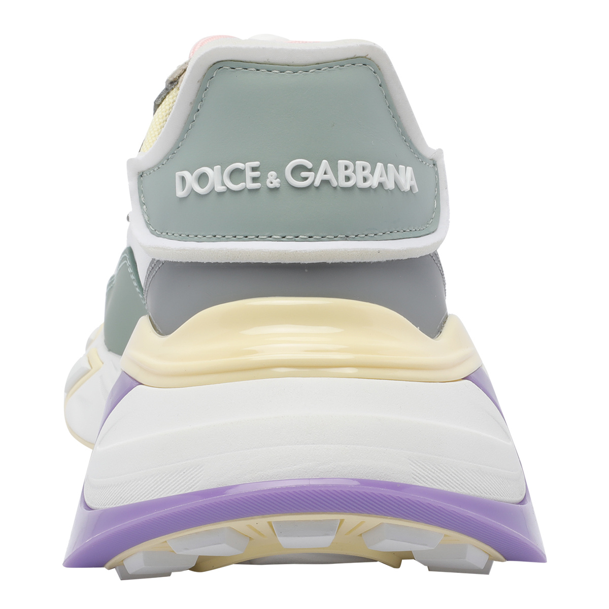 Dolce & Gabbana Logo-patch Chunky Sneakers In White