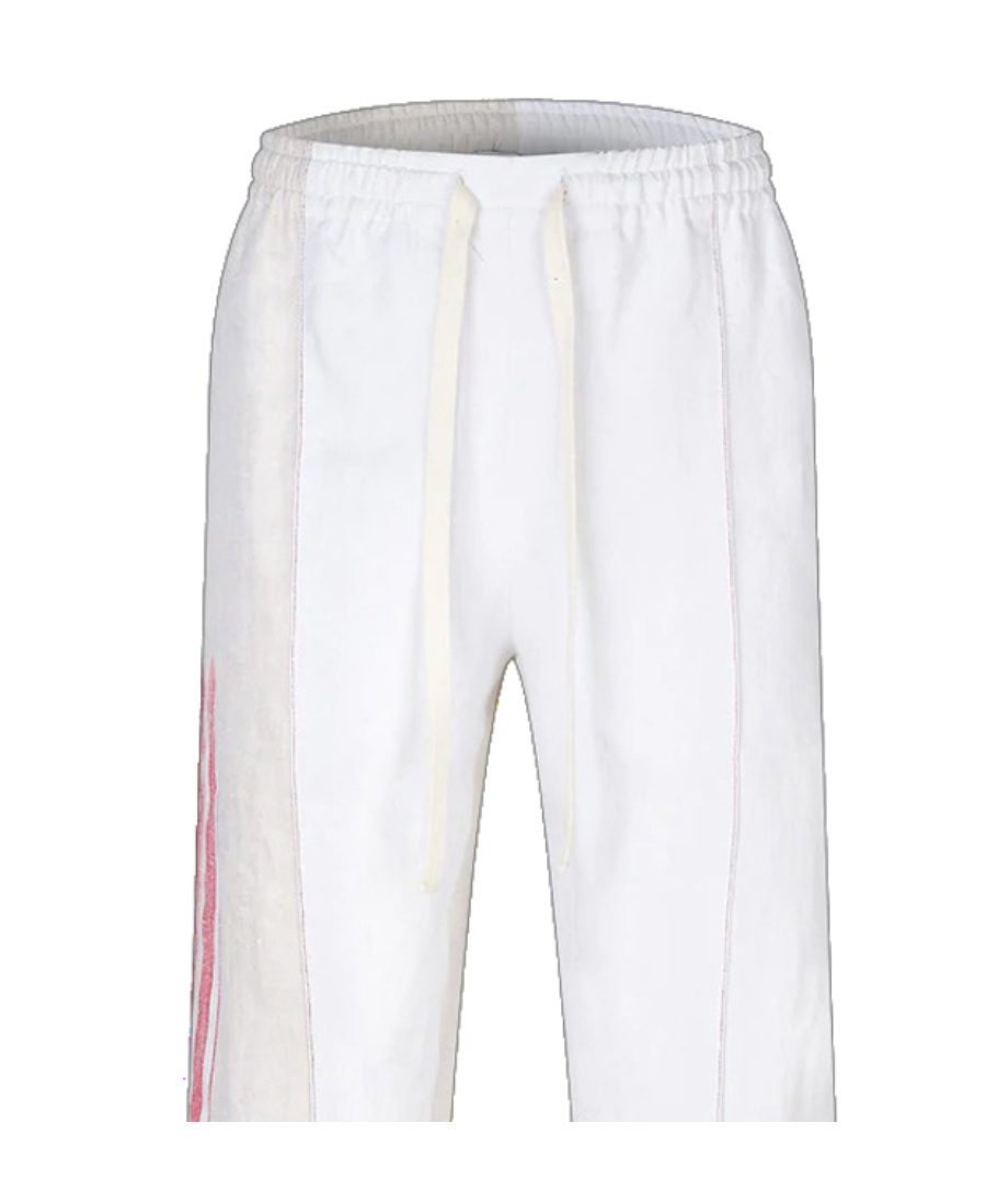 Marine Serre Side-stripe Track Pants In White