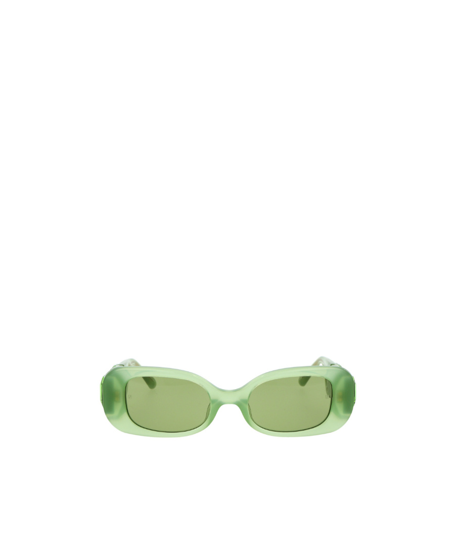 Linda Farrow Lola Sunglasses In Green