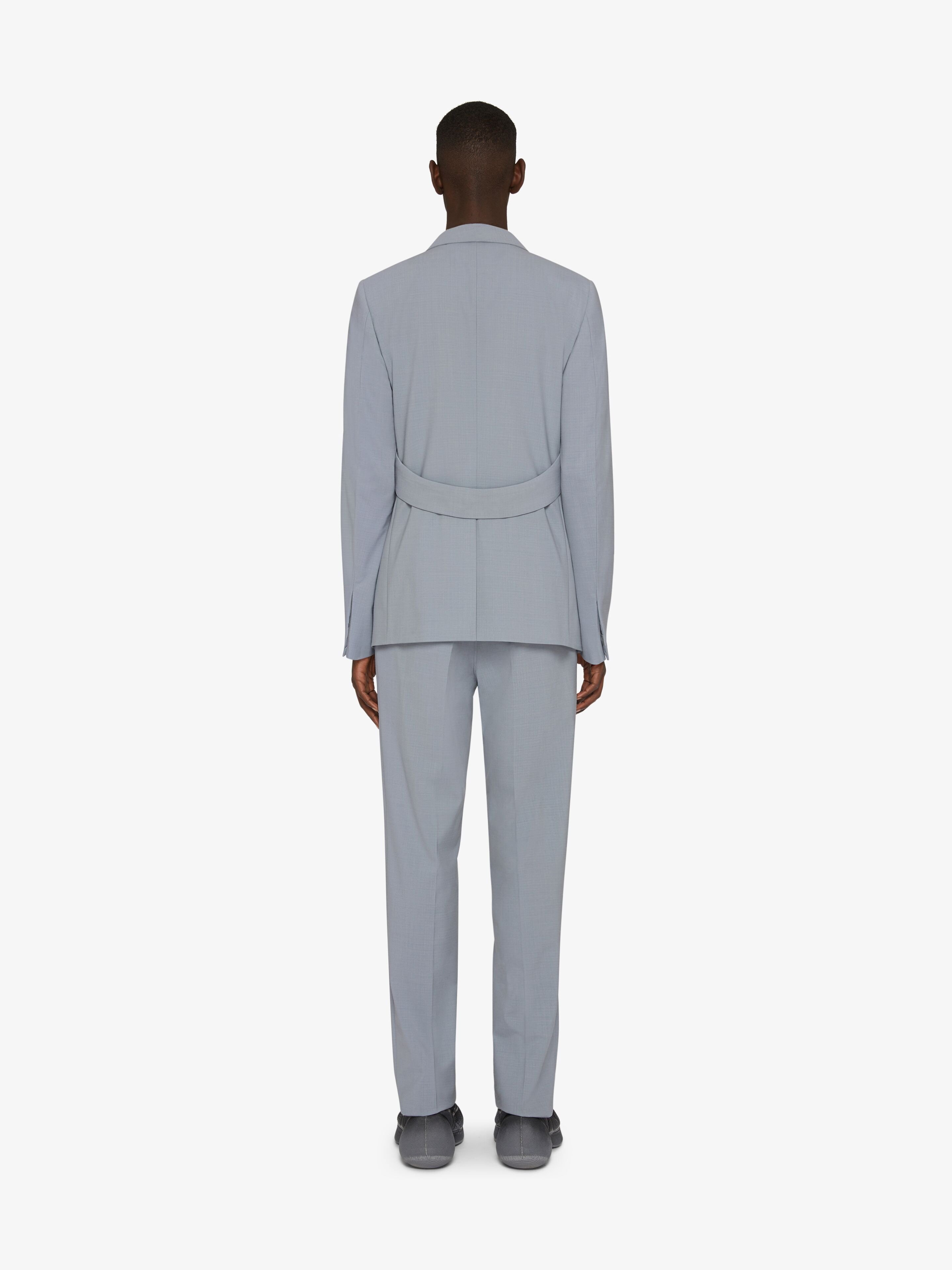 Givenchy Logo Casual Pants In Gray