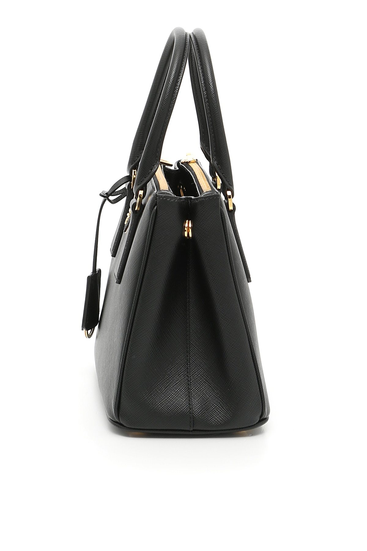 Prada Womens Black Galleria Small Saffiano-leather Tote Bag In Black