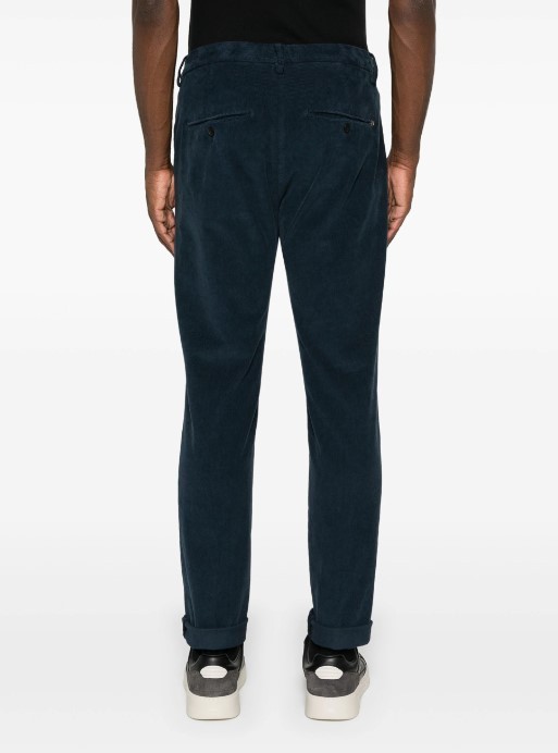 Dondup Gaubert Corduroy Skinny Trousers In Black