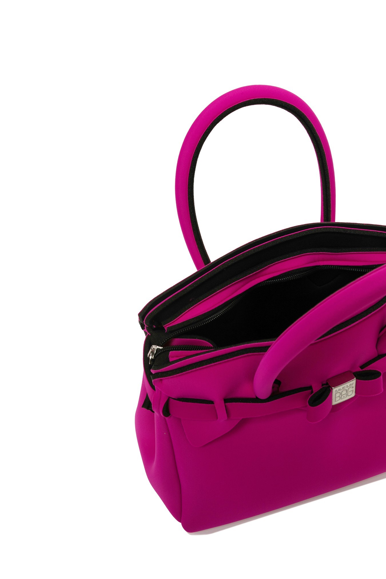 Save My Bag Logo Handbag In Pink