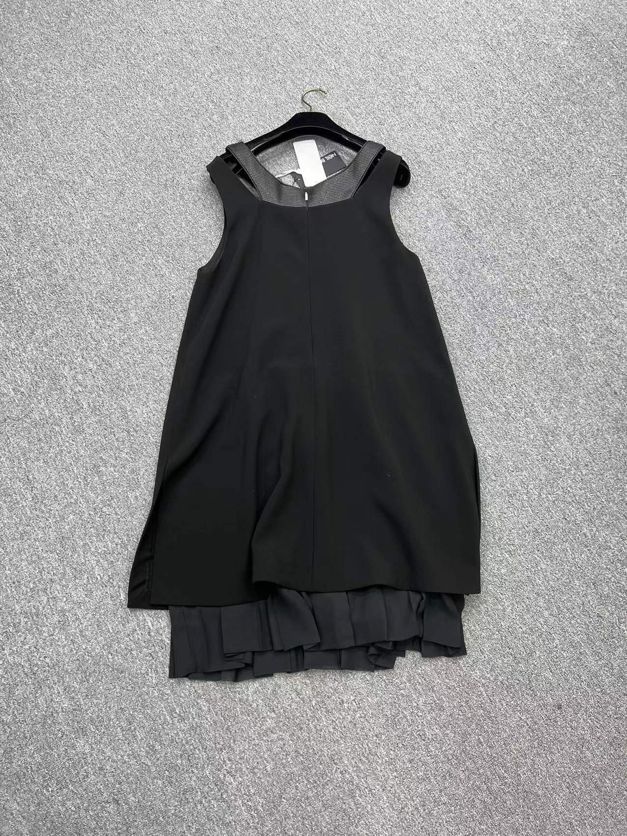Neil Barrett Logo Dress In Black