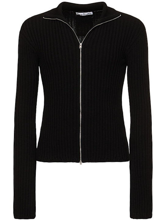 Acne Studios Knitted Zipper Sweater