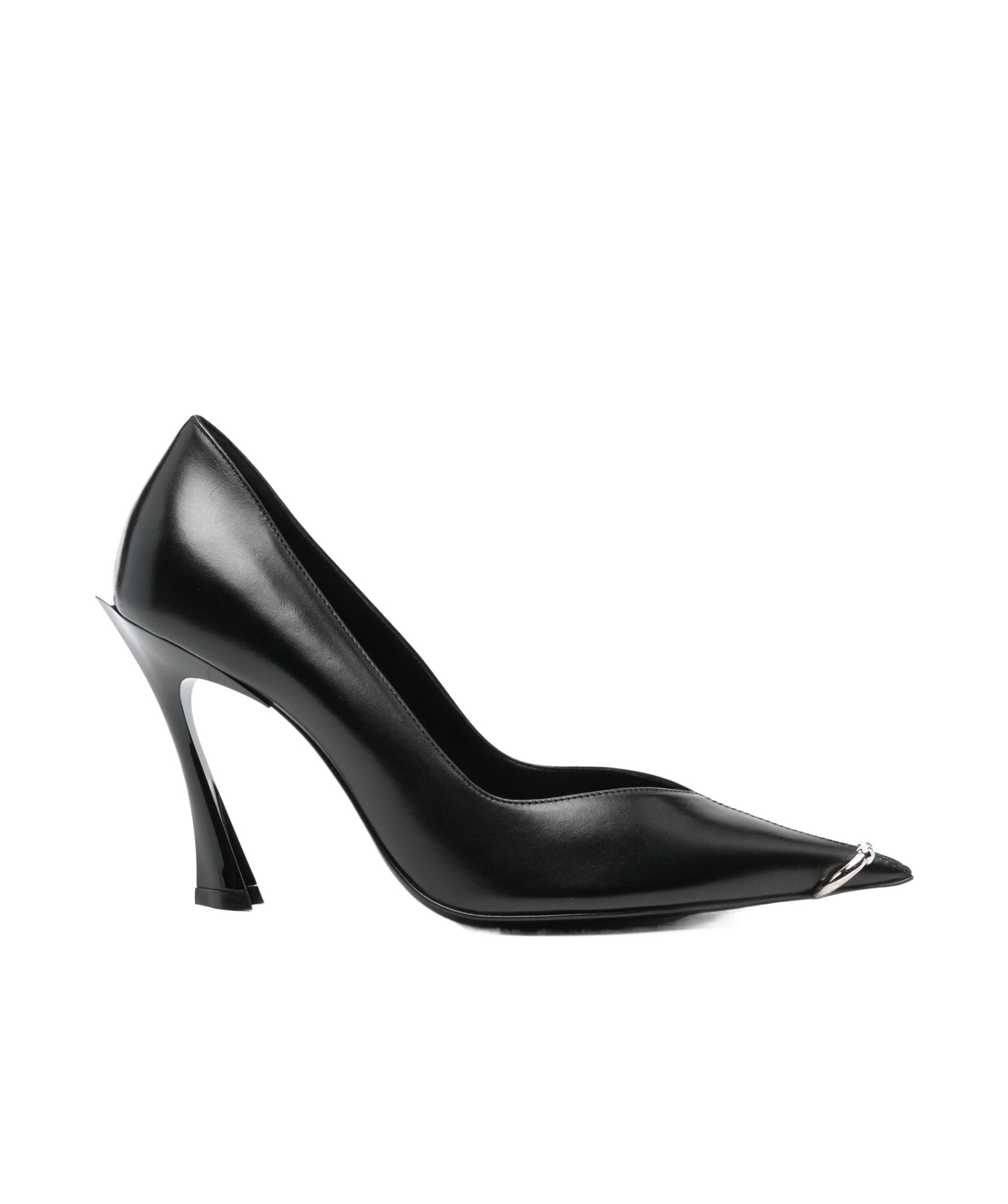 Mugler 95mm Piercing-detail Pumps In Black