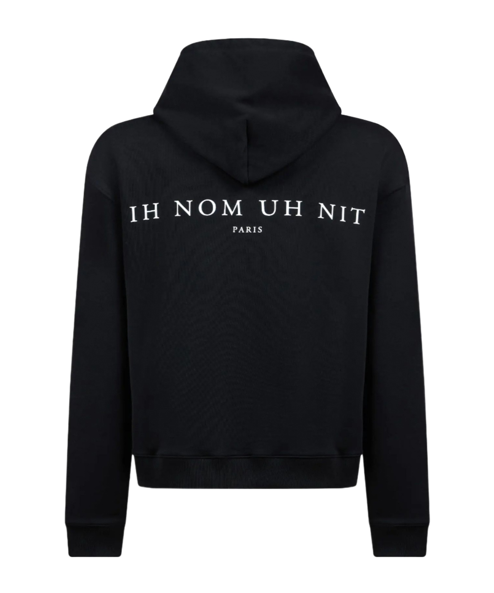 Ih Nom Uh Nit Mask Printed Drawstring Hoodie In Black