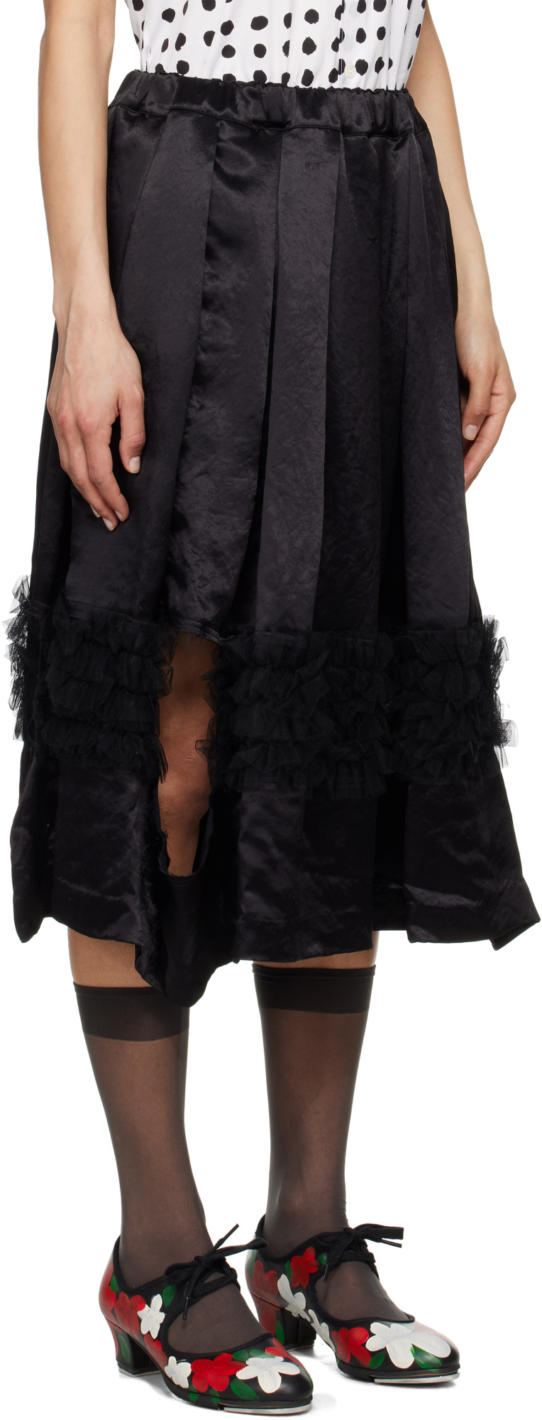 COMME DES GARÇONS ELASTIC WAIST SKIRT 