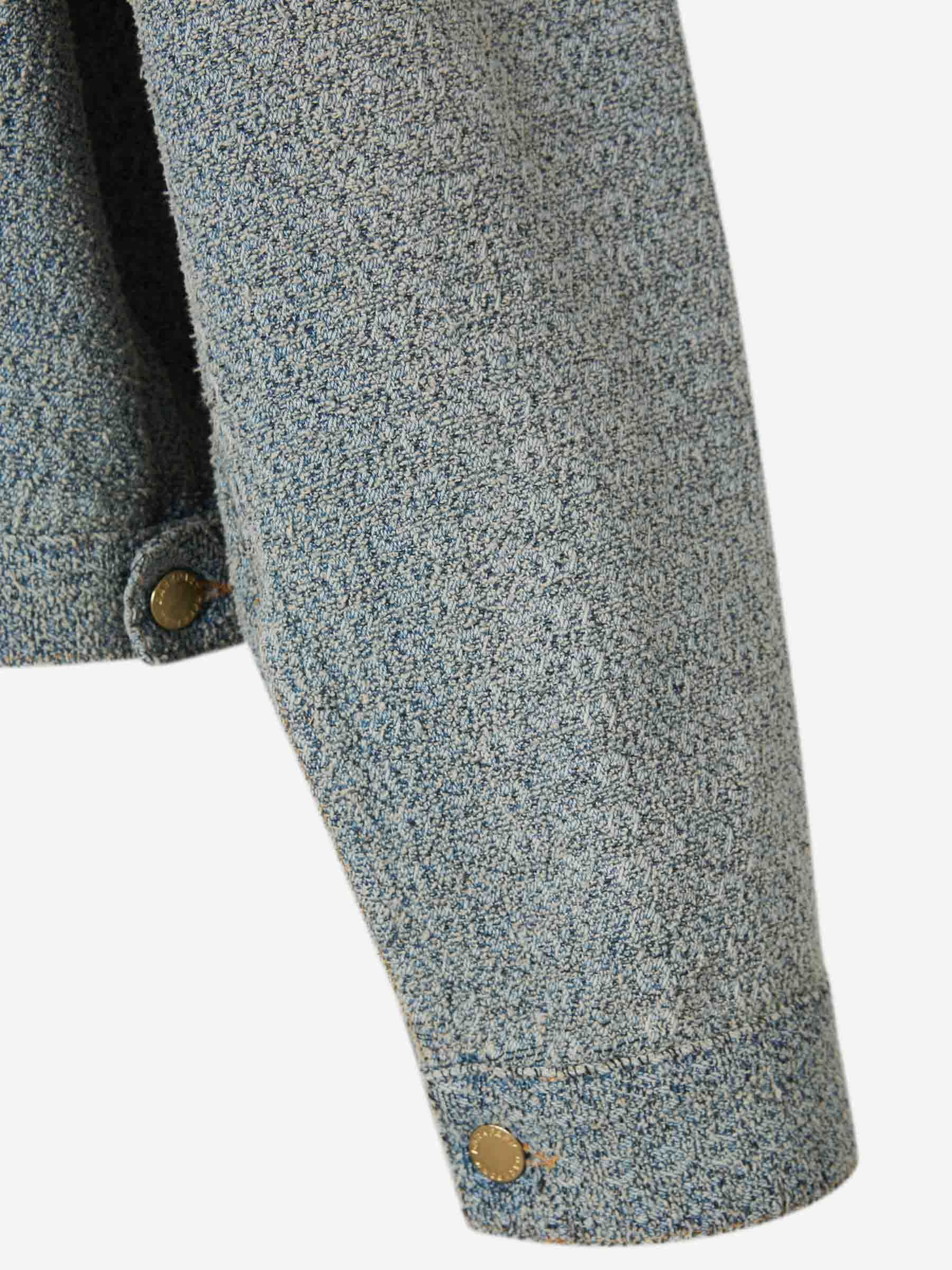 Darkpark Long-sleeved Denim Jacket In Gray