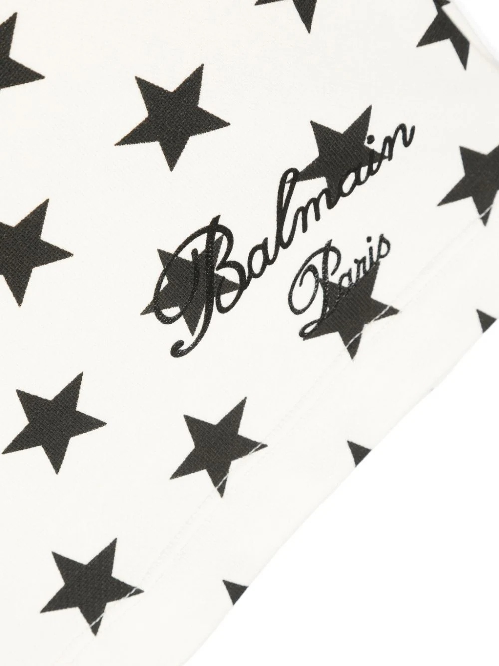 BALMAIN STAR-PRINT JERSEY SHORTS 