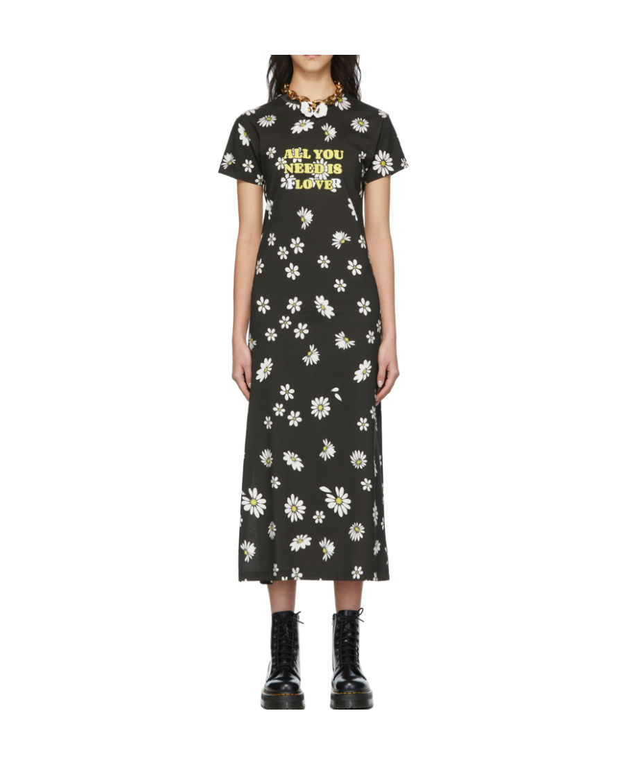 Rabanne Long Black Dress In Black