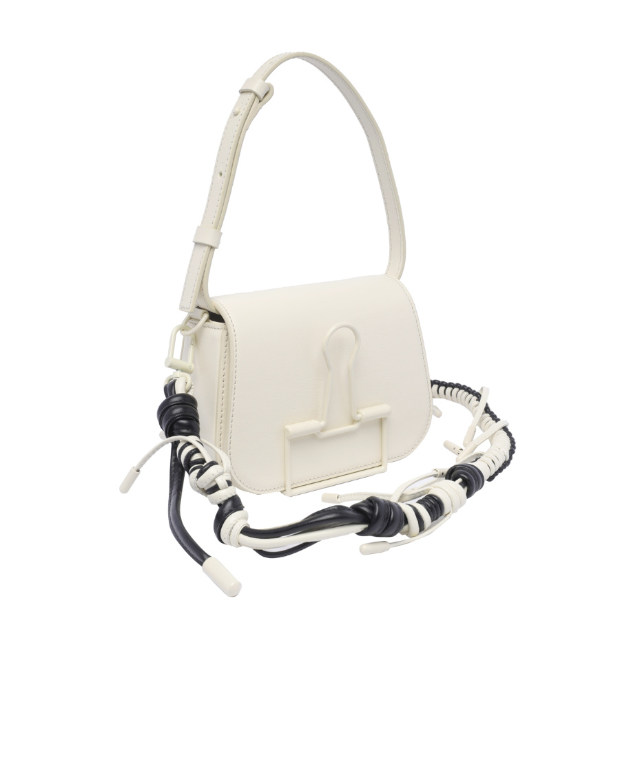 OFF-WHITE BINDER LEATHER SHOULDER BAG 