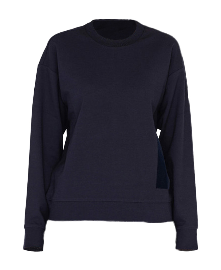 EMPORIO ARMANI ROUND COLLAR LONG SLEEVE SWEATER