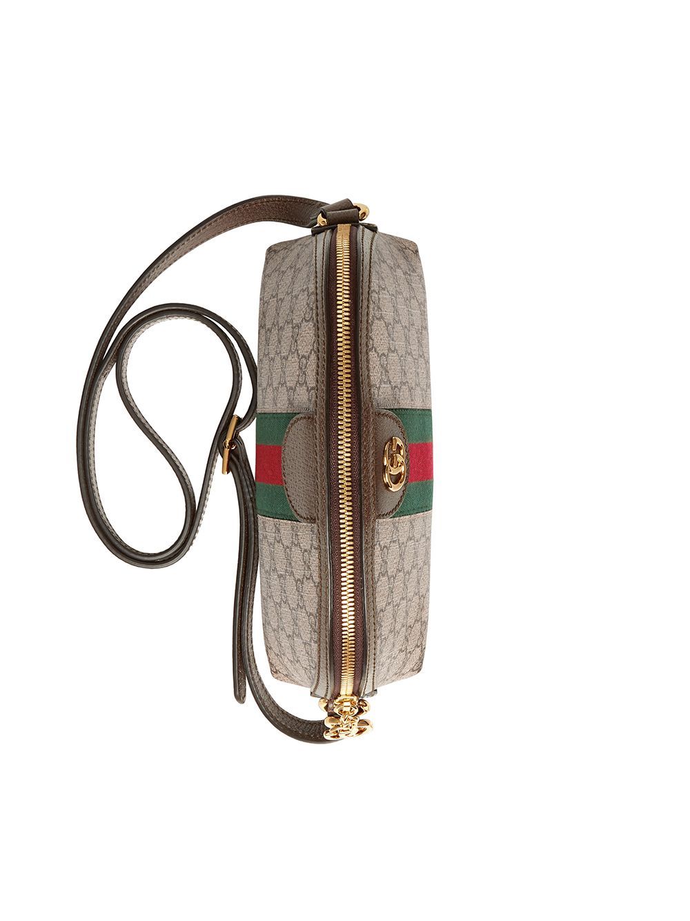 Shop Gucci Ophidia Small Shoulder Bag In Nude