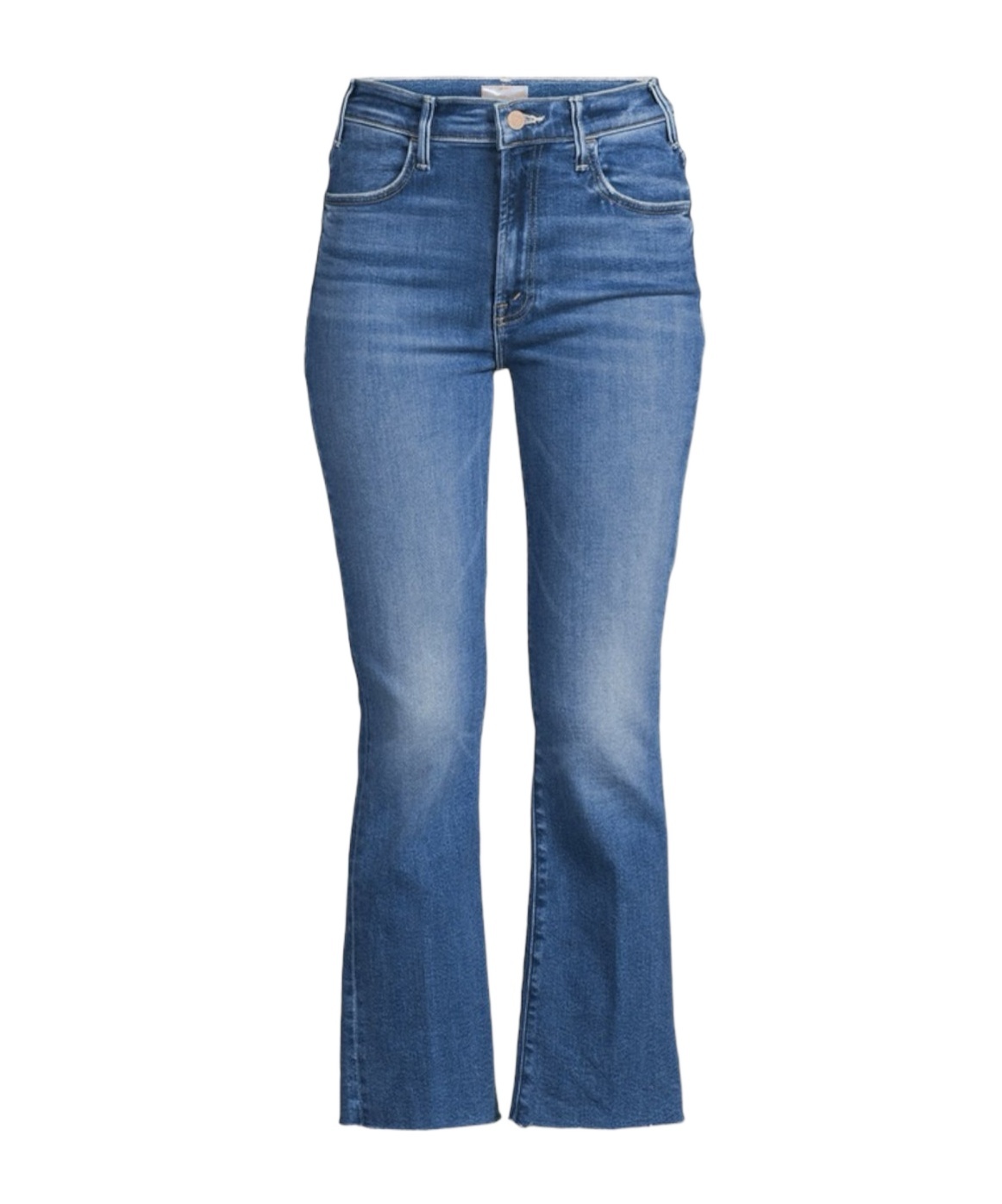 Mother Jeans Mit Schlag Hustler In Blue