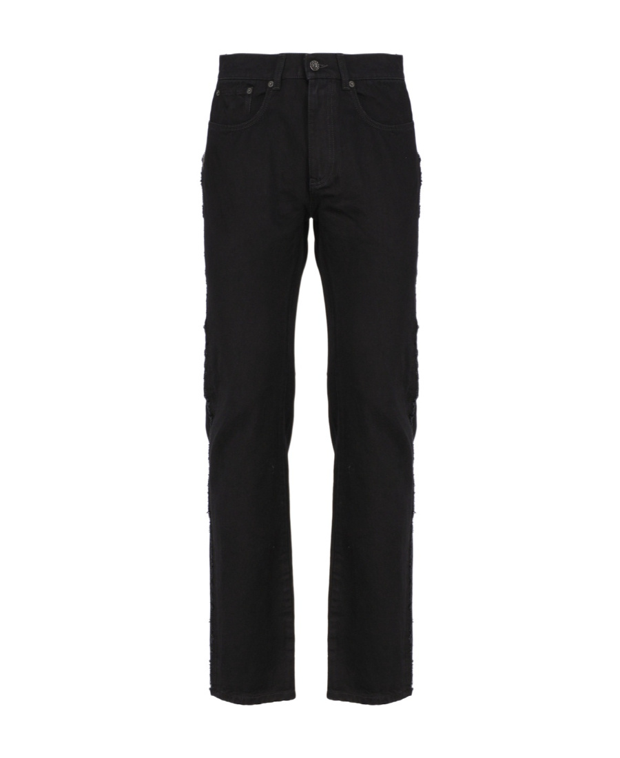 Jw Anderson Straight Leg Jeans In Black