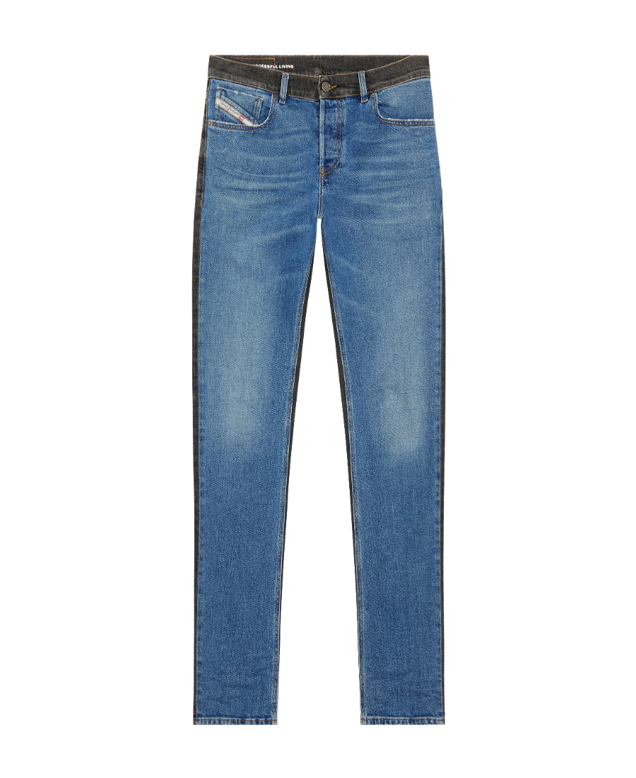 Diesel 1995 D-sark Mid-rise Straight-leg Jeans In Blue