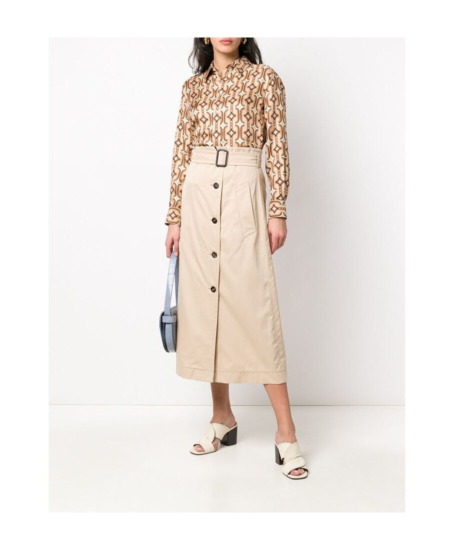 Celine Silk Multi-color Printed Shirt