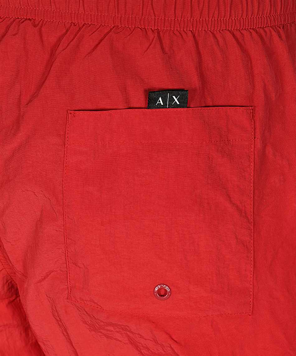 Armani Exchange Rope Swimming Trunks In Red