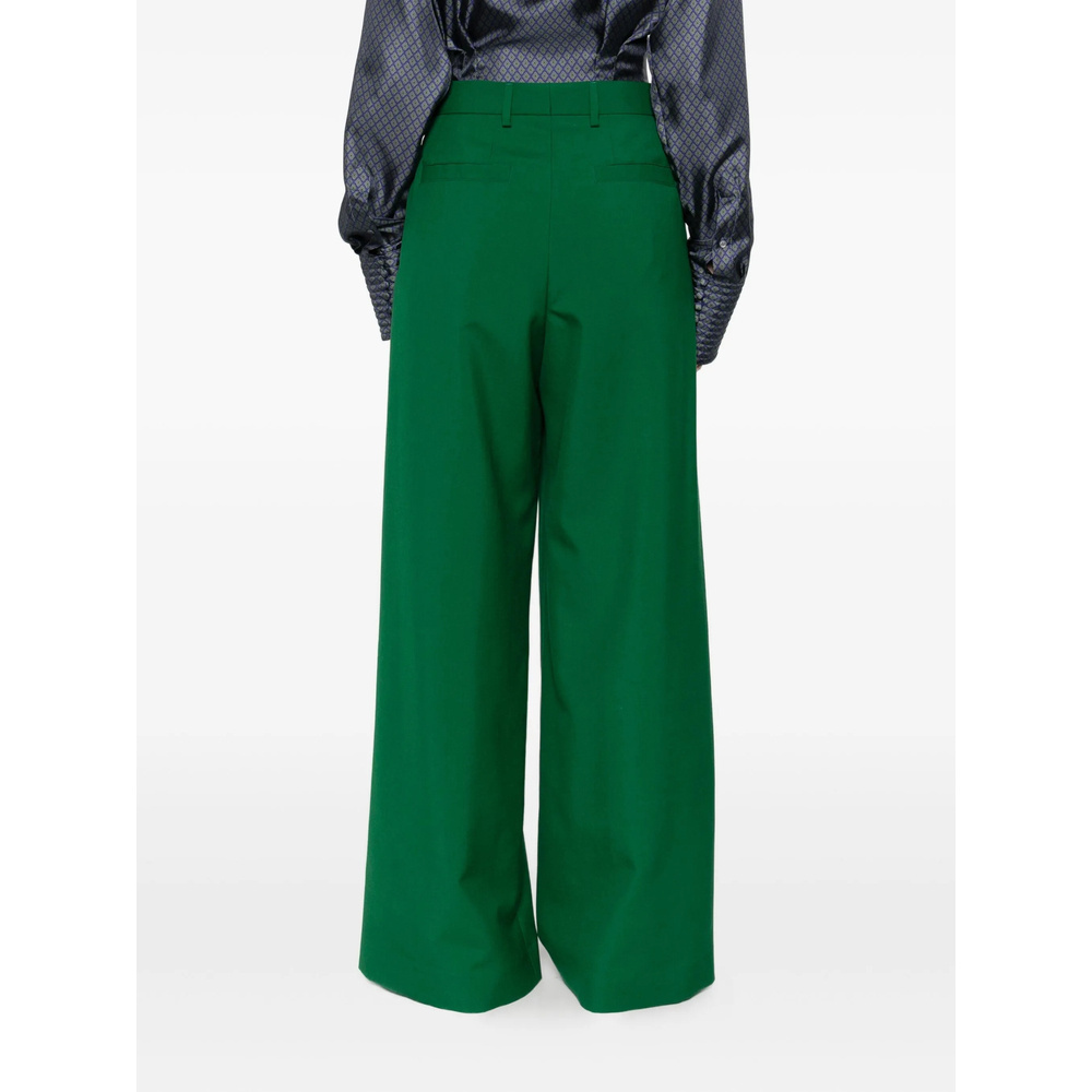 Dries Van Noten Belt Loop Track Pants In Green