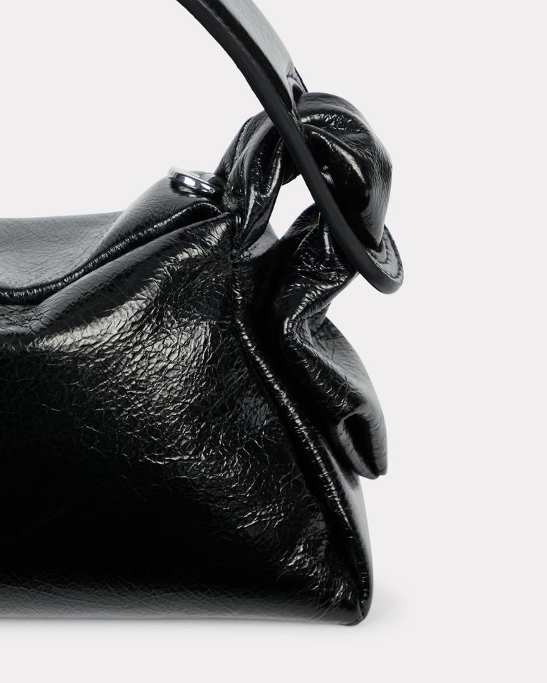 Kenzo ' Furoshiki' Mini Bag In Leather In Black