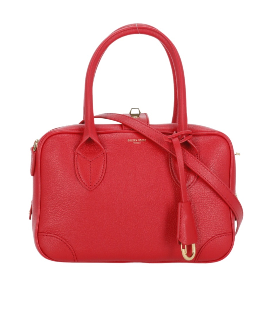 Golden Goose Logo Shoulder Bag In Red