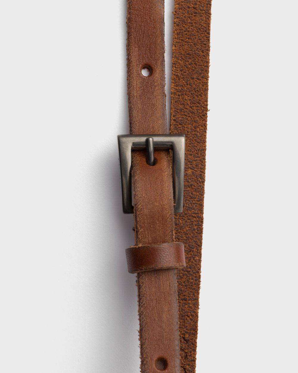 Prada Leather Buckle Belt In Brown