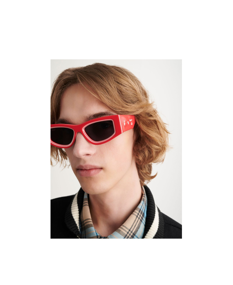 Off-white Andy Rectangular-frame Sunglasses In Multicolor